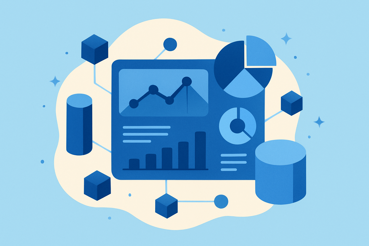 RFP analytics and proposal data visualization illustration