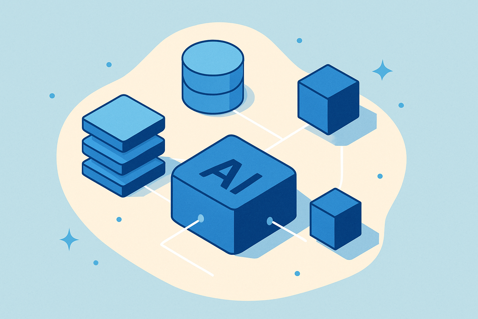 What is an AI knowledge base illustration
